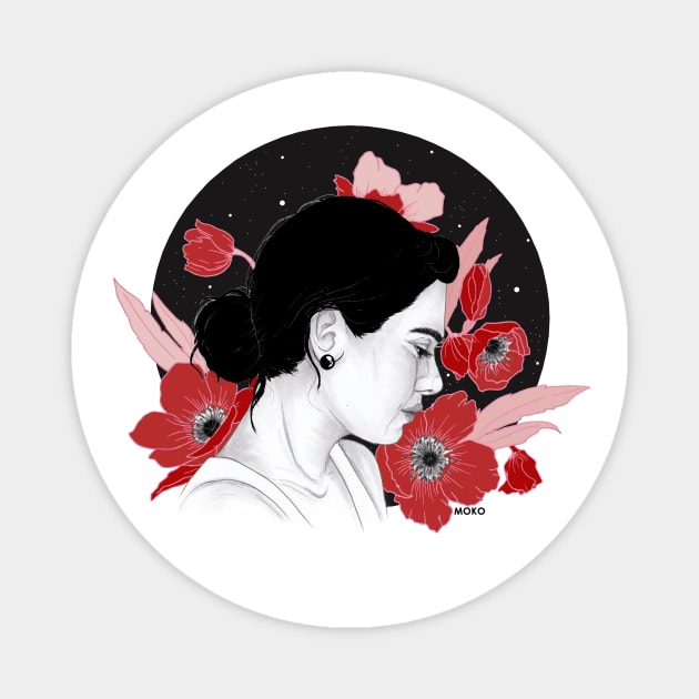 Like the poppies Magnet by MOKO